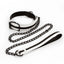 GLO Bondage Collar con Cadena Fluorescente