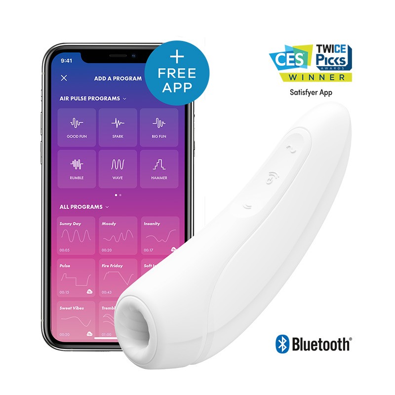 Satisfyer Curvy 1+ con APP Blanco