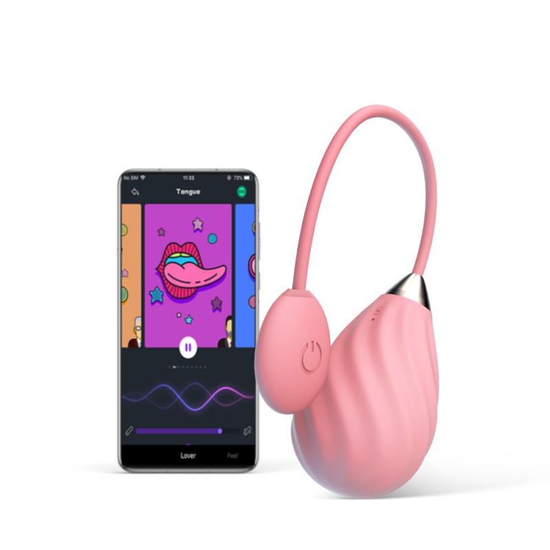 Magic Sundae Vibrador Con APP -  Rosado