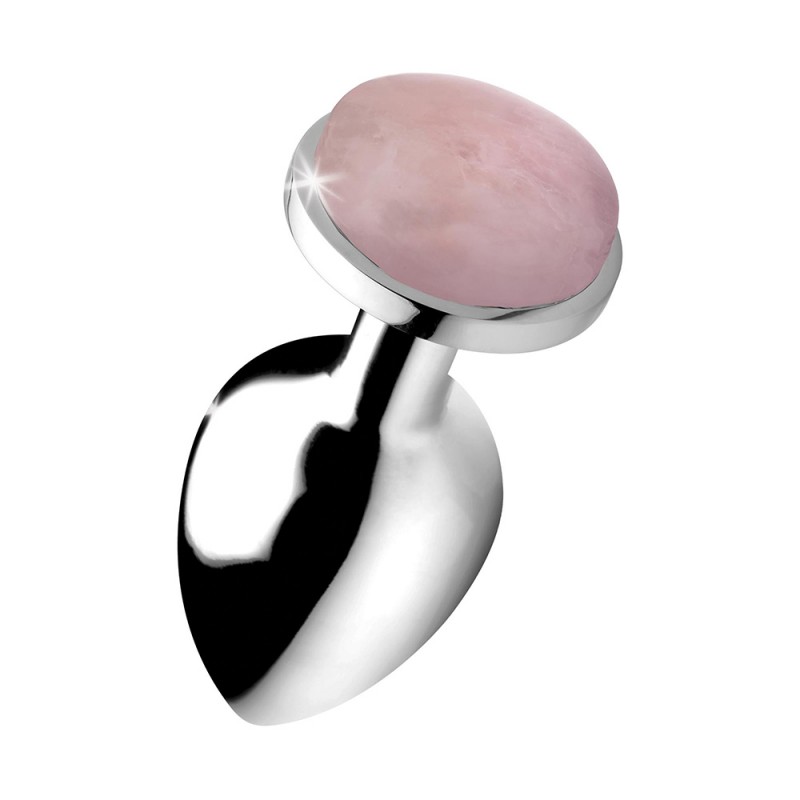 Gemstones Plug Anal Cuarzo Rosa