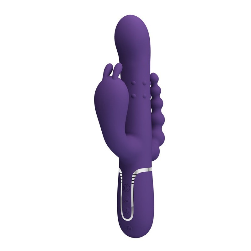 Cammy Vibrador Triple 4 en 1 Recargable