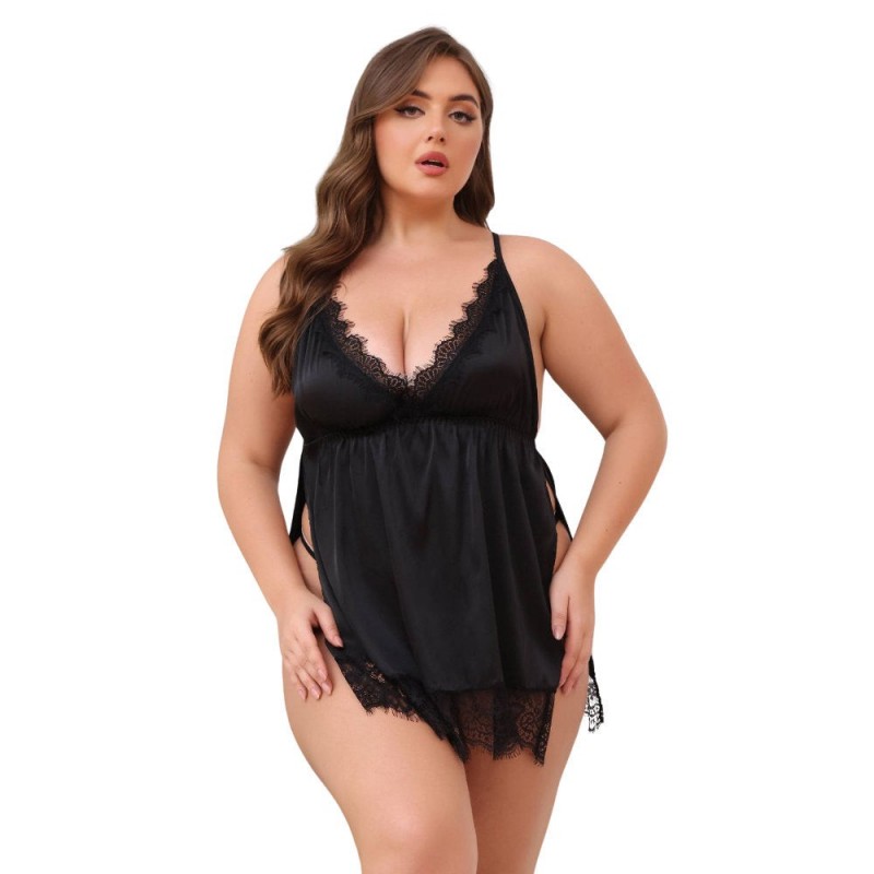 Amalia Babydoll Negro XL