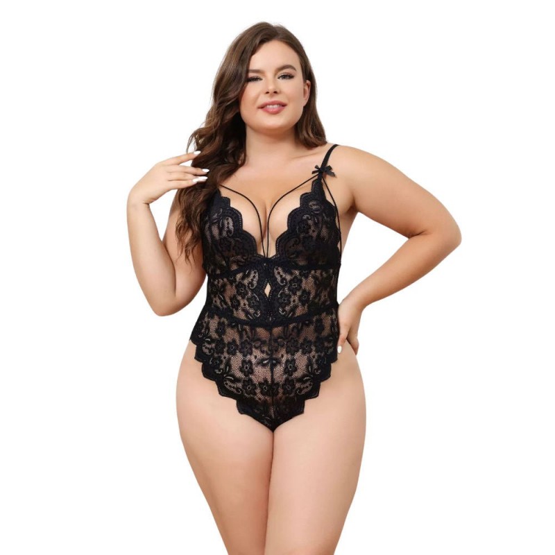 Florencia Body de Encaje Negro XL