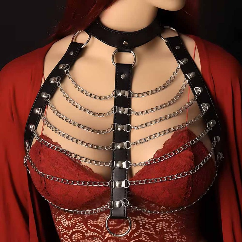 Arnés Corporal con Cadenas BDSM SENS...