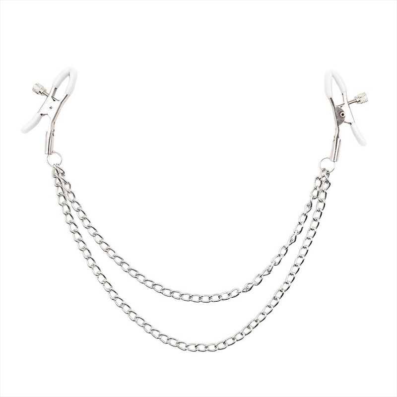 Pinzas Para Pezones Doble Cadena SENS...