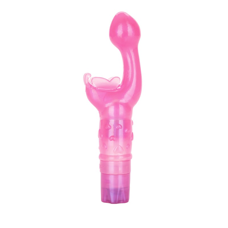 Butterfly Kiss Mini Vibrador Dual Rosa