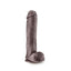Au Naturel Dildo Doble Densidad 29,2 cm - Chocolate