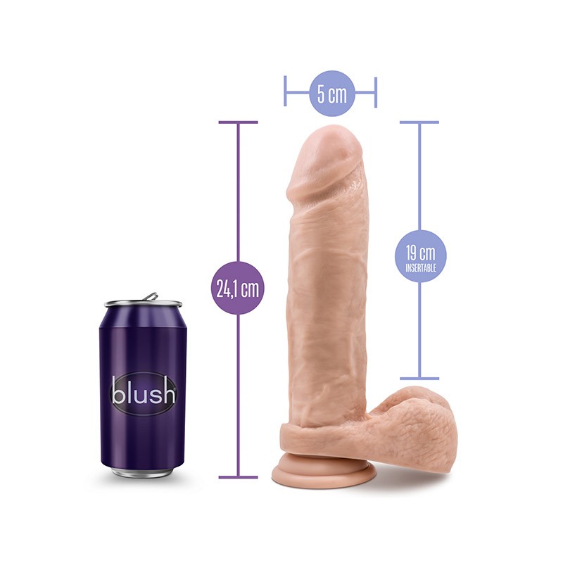 Au Naurel Dildo Doble Densidad 24,1 cm