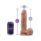 Au Naturel Dildo Doble Densidad 24,1 cm - Moca