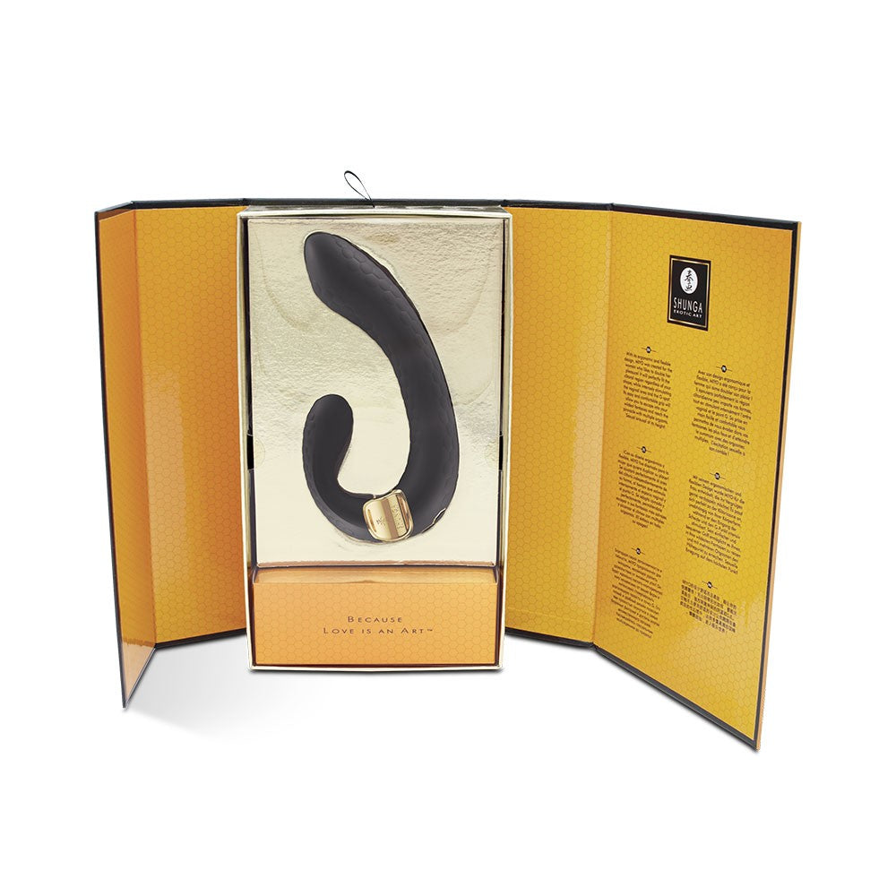 MIYO Vibrador Doble de Punto G y Clítoris - Negro