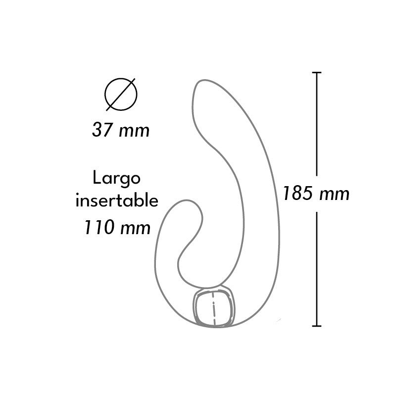 MIYO Vibrador Doble de Punto G y Clítoris - Fucsia