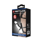 Elish Anillo Vibrador Triple con Funda - Negro
