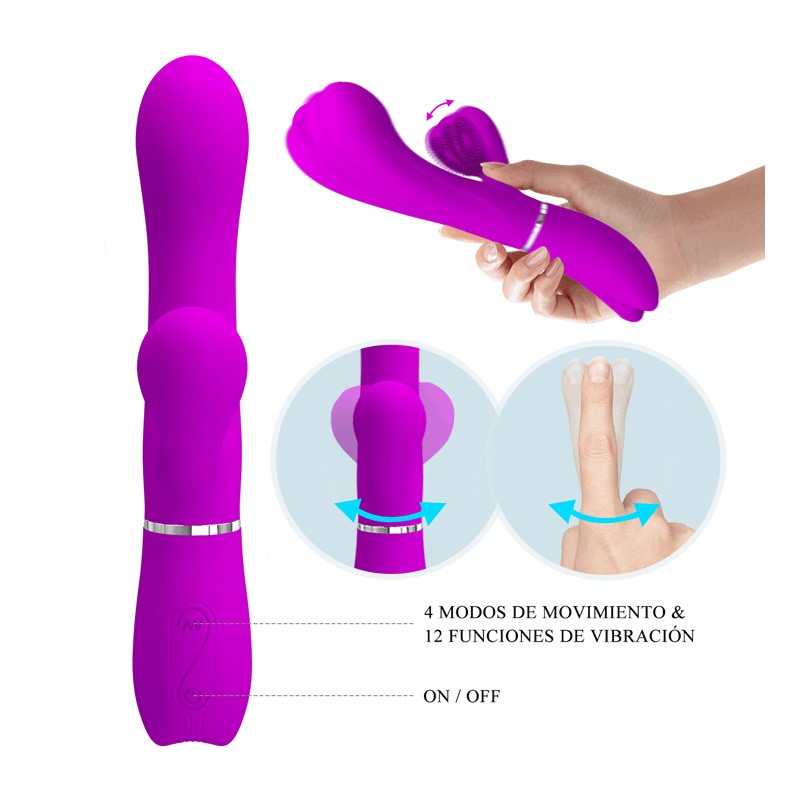 Vibrador Dual Con Movimiento Externo