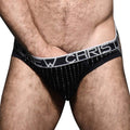 Glam Plush Stripe Brief Jock 92320