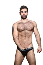 Glam Plush Stripe Brief Jock 92320
