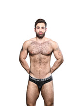 Glam Plush Stripe Brief 92319