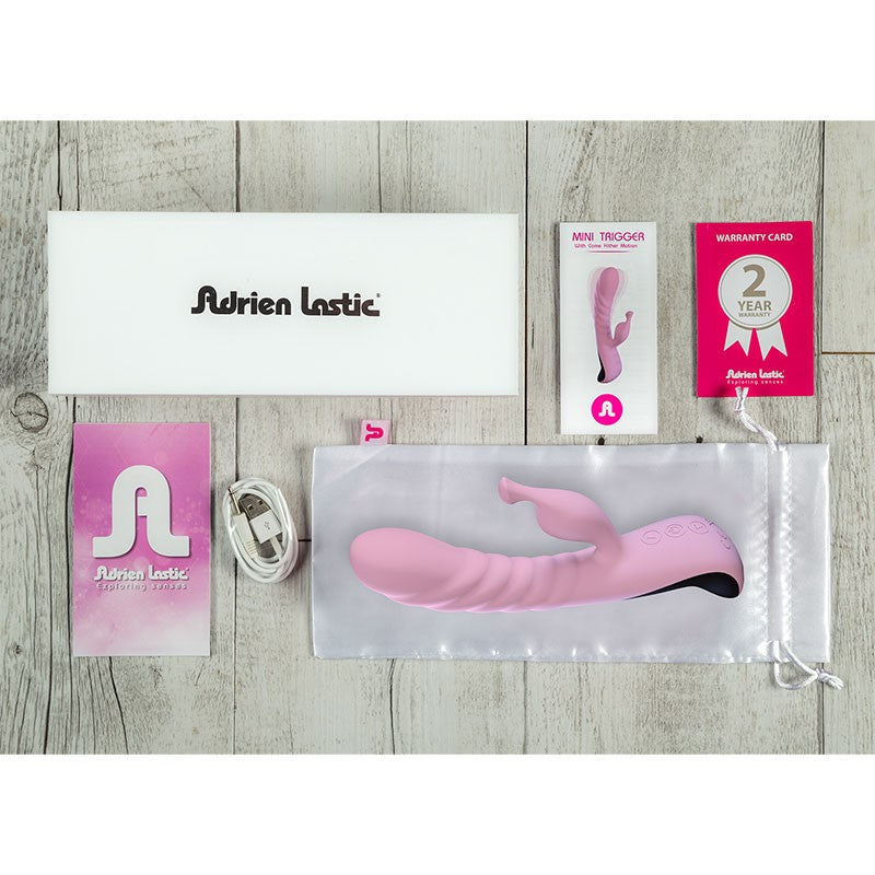Mini Trigger Vibrador Doble con Movimiento