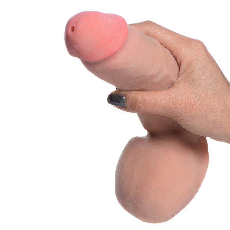 Loadz Dildo Doble Densidad con Eyaculación - Vainilla