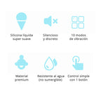 Ice Cream Vibrador Externo Recargable