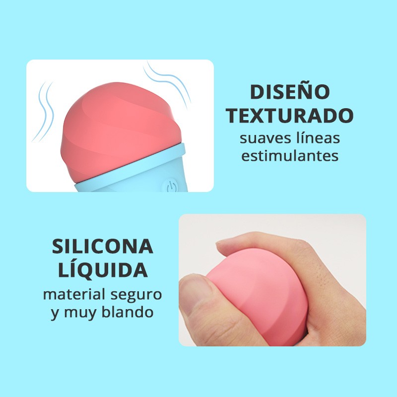 Ice Cream Vibrador Externo Recargable