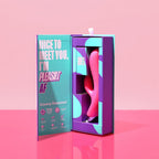 Aria Pleasin' Vibrador Dual Con Pulsador - Fucsia