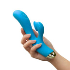 Aria Arousing Vibrador Dual Con Pulsador - Azul