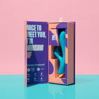 Aria Arousing Vibrador Dual Con Pulsador - Azul