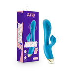 Aria Arousing Vibrador Dual Con Pulsador - Azul