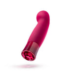 Classy Garnet Vibrador Recargable Con Joya