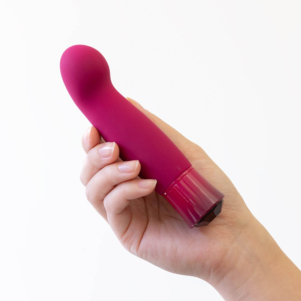 Classy Garnet Vibrador Recargable Con Joya Imagen secundaria del producto