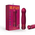 Classy Garnet Vibrador Recargable Con Joya