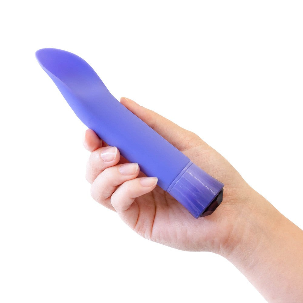 Enrapture Tanzanite Vibrador Recargable Con Joya Imagen secundaria del producto