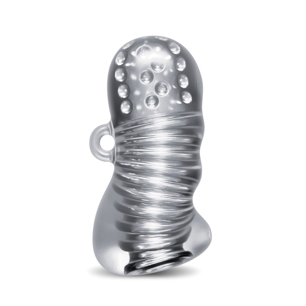 Squeezy Masturbador Transparente Texturizado