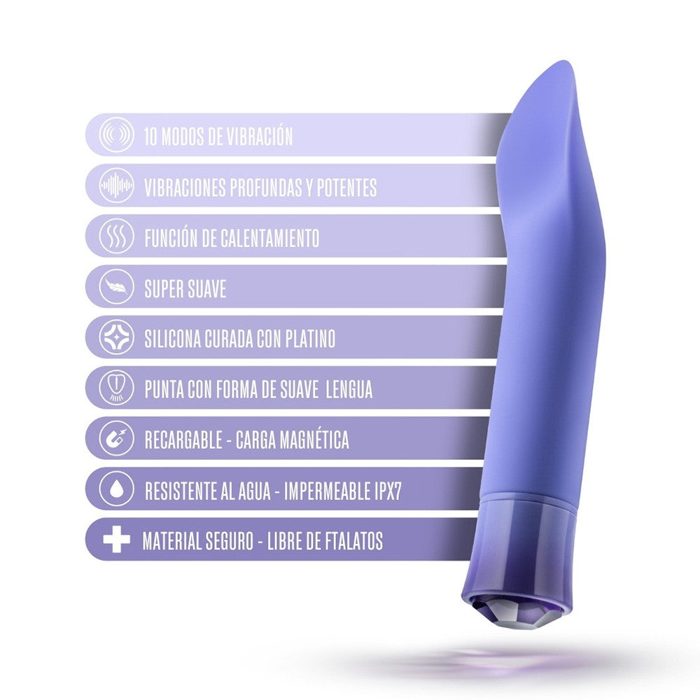 Enrapture Tanzanite Vibrador Recargable Con Joya