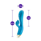 Aria Arousing Vibrador Dual Con Pulsador - Azul