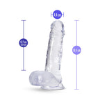 Rock n’ Roll Dildo Transparente 18,4 cm