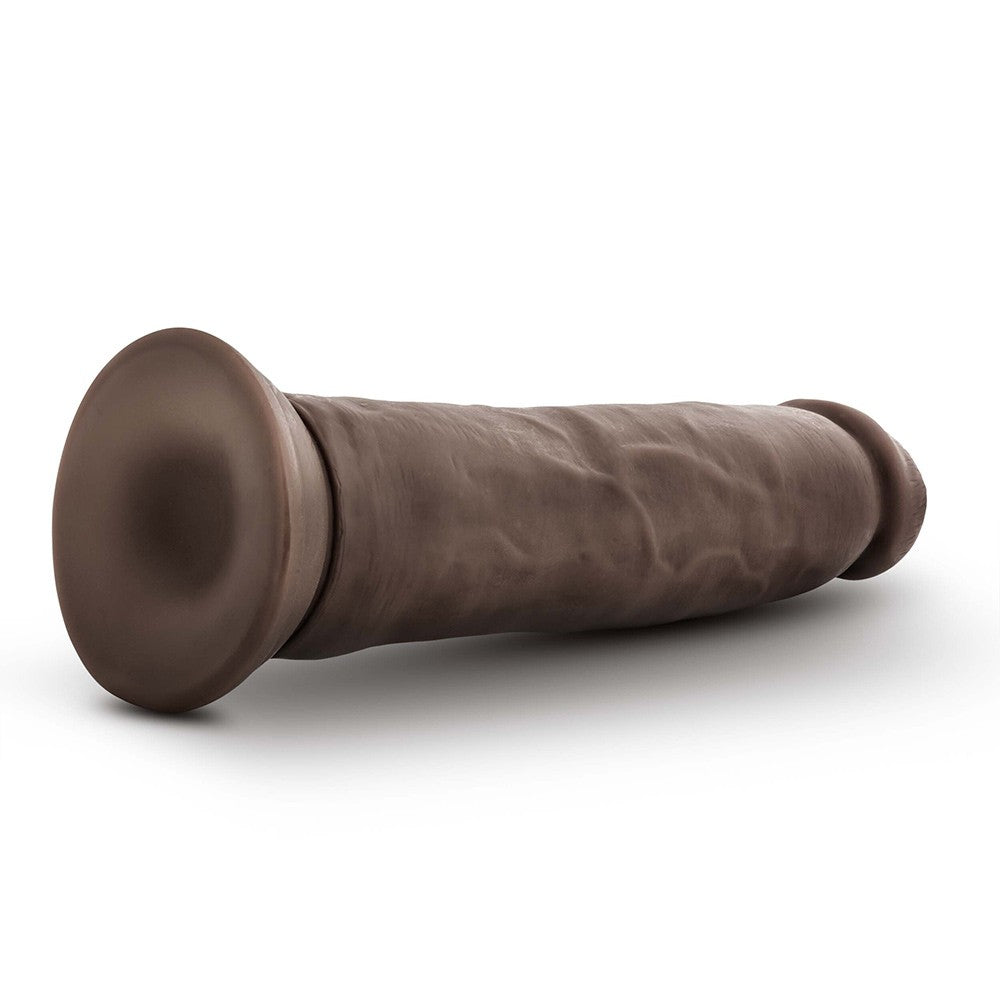 Dr. Skin Plus Dildo Articulado Triple Densidad 24,1 cm - Chocolate