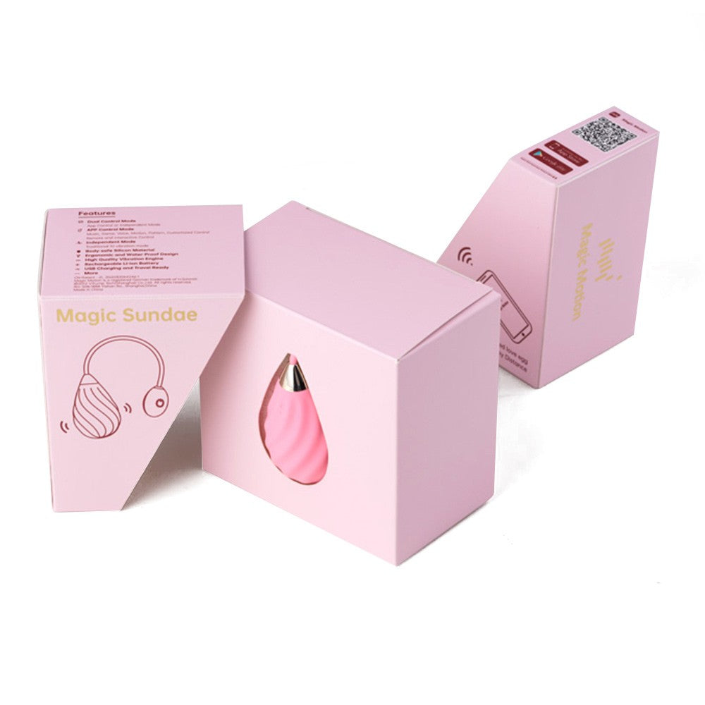 Magic Sundae Vibrador Con APP -  Rosado