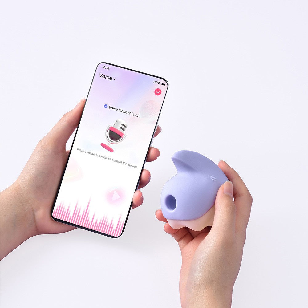 Magic Unicorn Succionador y Vibrador con APP - Morado