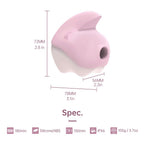 Magic Unicorn Succionador y Vibrador con APP - Rosa
