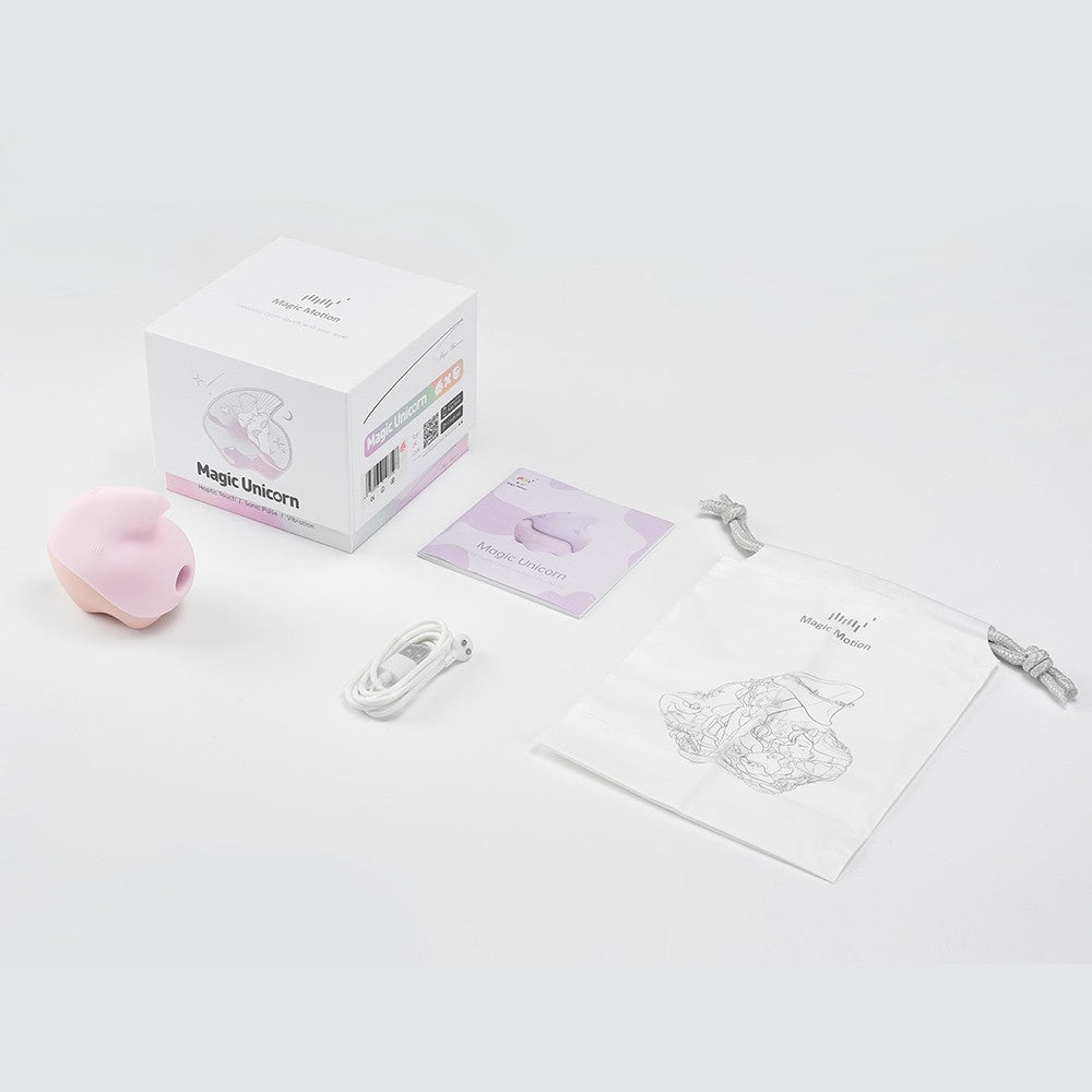 Magic Unicorn Succionador y Vibrador con APP - Rosa