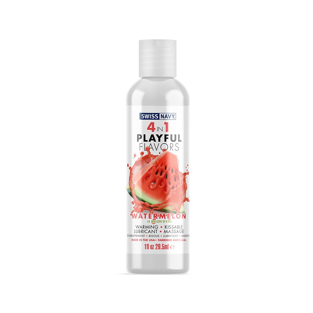 4 en 1 Gel Cálido Comestible Sandía 29,5 ml