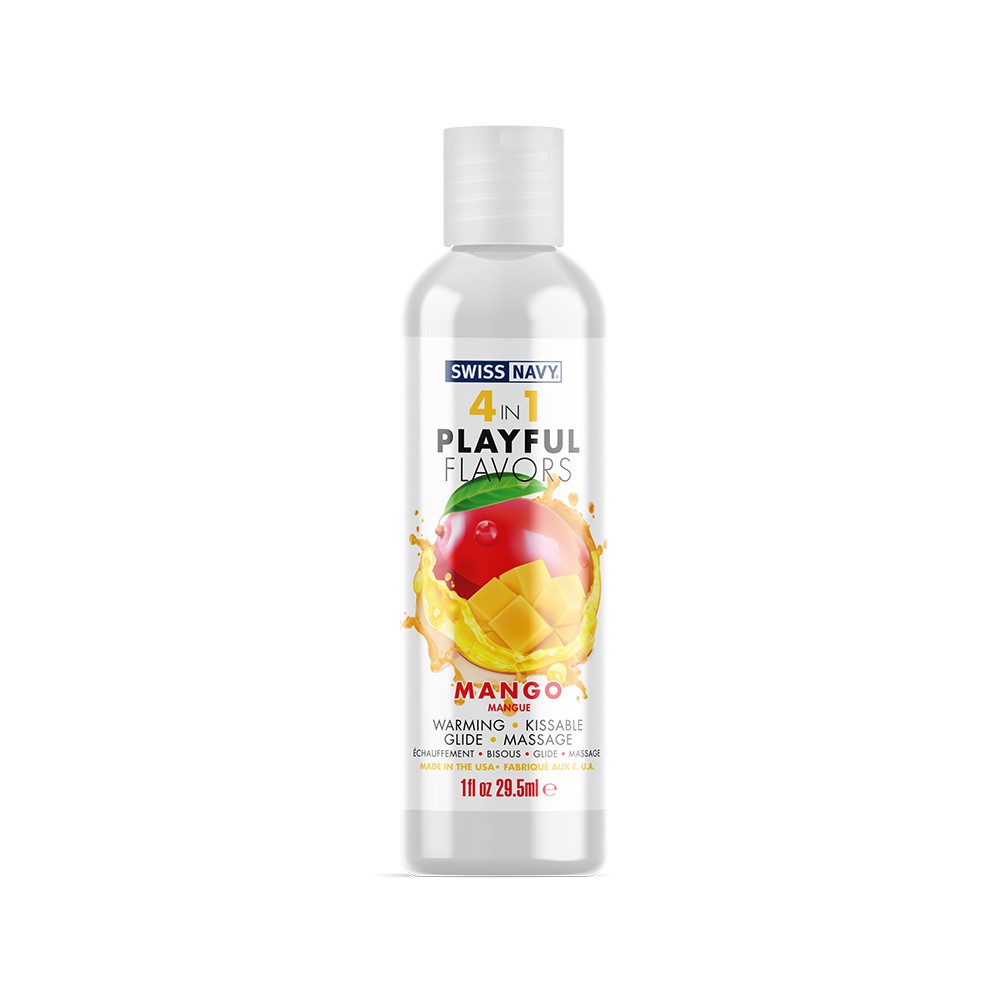 4 en 1 Gel Cálido Comestible Mango 29,5 ml Imagen principal del producto