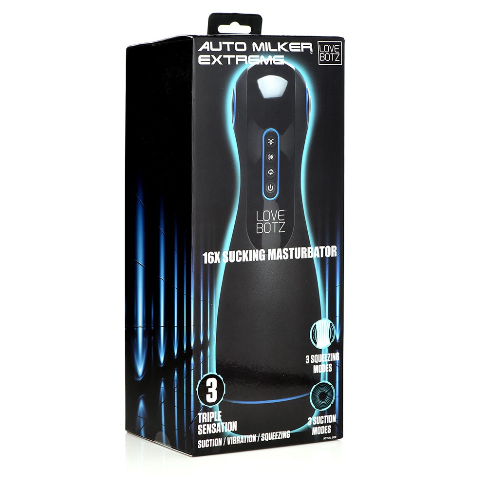 Milker Extreme Masturbador Recargable Triple Acción
