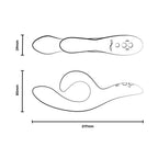 Nova 2 Vibrador Dual con APP - Azul