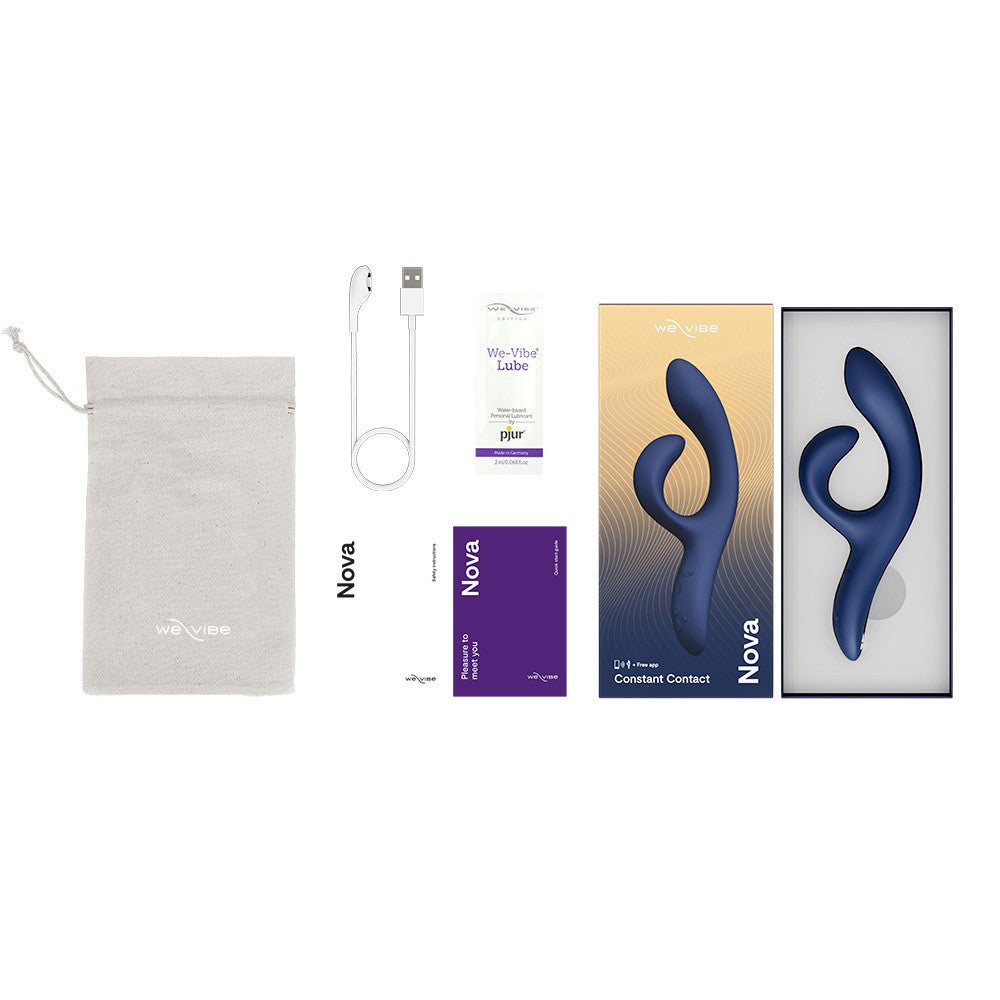 Nova 2 Vibrador Dual con APP - Azul