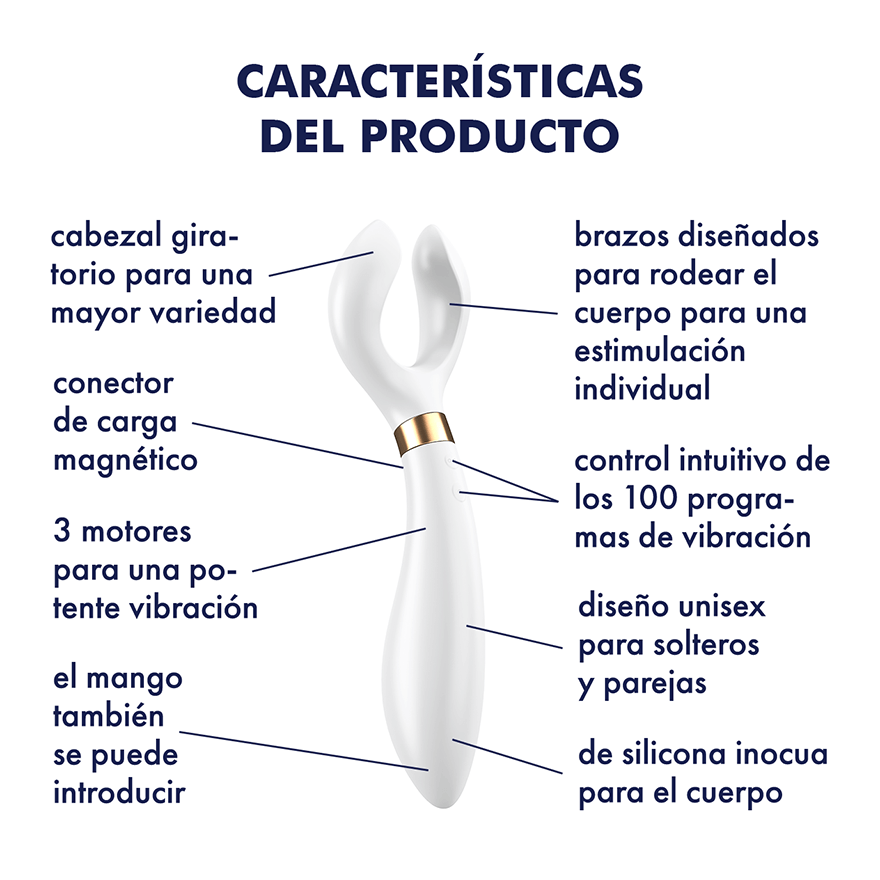 Endless Fun Vibrador Recargable - Blanco Imagen secundaria del producto