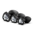 Bling Plugs Kit Entrenamiento Anal - Joyas Blanca
