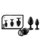 Bling Plugs Kit Entrenamiento Anal - Joyas Blanca