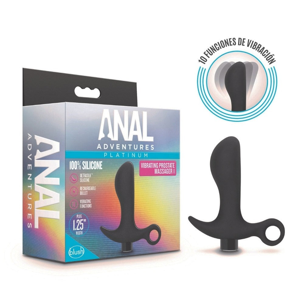 Anal Adventures Platinum Vibrador Prostático Recargable